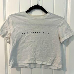Brandy Melville SF crop tee